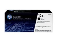 Q2612AD HP 12A LJ Cartridge (2) black ST