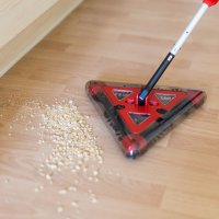 Relaxdays Akkubesen ohne Beutel Rot/Schwarz/Silber