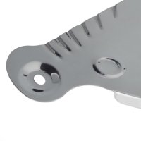 Relaxdays Abgießhilfe Edelstahl Silber