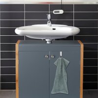 Relaxdays Türhaken Edelstahl 4er Set Silber