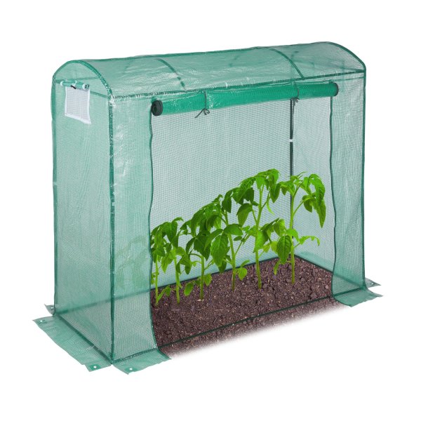 Relaxdays Tomatengewächshaus 170x200x80 Grün