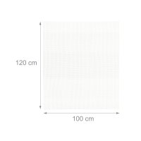Relaxdays Antirutschmatte für Teppiche 100x120 cm Creme