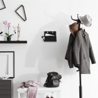 Relaxdays Aufbewahrungskorb hängend Schwarz