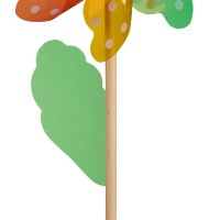 Relaxdays 2er Set Windrad Blau/Grün/Orange