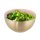 Relaxdays Zweifarbige Salatschüssel aus Edelstahl Beige