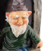 Relaxdays Zwerg mit Fenster