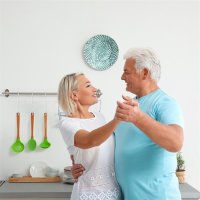 Relaxdays 5er Set Haken für Kleiderstange Silber/Beige