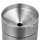 Relaxdays Aschenbecher mit Deckel Schwarz/Silber