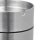 Relaxdays Aschenbecher mit Deckel Schwarz/Silber