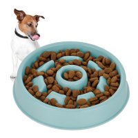 Relaxdays Anti Schling Napf 550 ml Hellblau