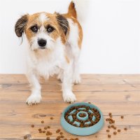 Relaxdays Anti Schling Napf 550 ml Hellblau