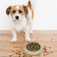 Relaxdays Anti Schling Napf 400 ml Grün