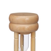 Relaxdays 4er Set Sanduhren Beige