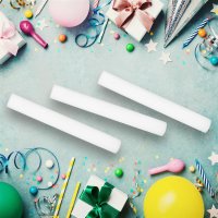 Relaxdays 10er Set LED Leuchtstäbe aus Schaumstoff Beige