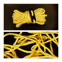 Relaxdays 10er Set Zeltabspannleinen reflektierend