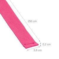 Relaxdays 2er Set Yogagurte Beige