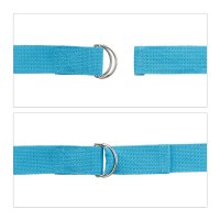 Relaxdays 2er Set Yogagurte Beige