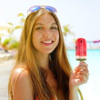 Relaxdays Eisformen 6er Set Silikon Blau/Grün/Pink