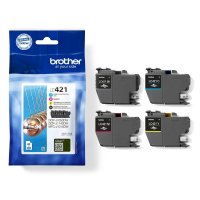 brother LC-421VAL schwarz, cyan, magenta, gelb...