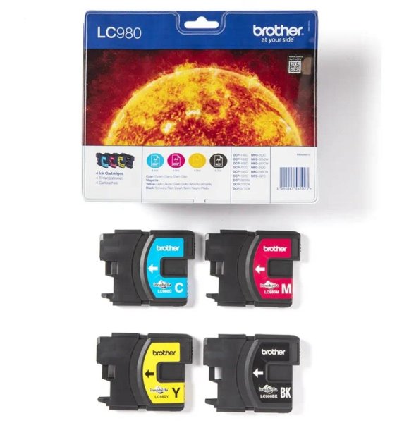 LC980VALBPDR BROTHER DCP Tinte (4) cmyk