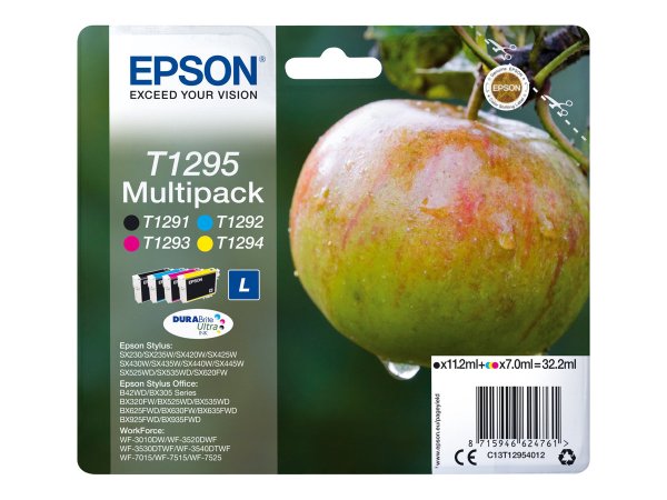 C13T12954012 EPSON BX Tinte (4) cmyk ST