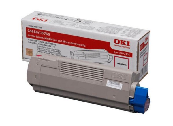 43872306 OKI C5xxx Toner magenta 2000