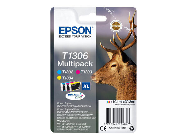 Epson T1306 Multipack 3-farbig (C13T13064010)