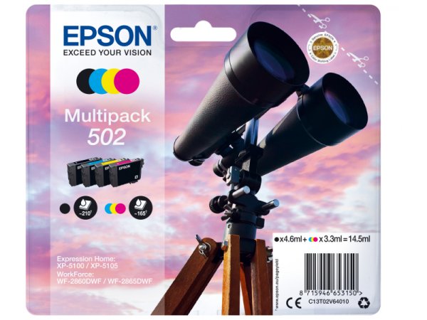 C13T02V64010 EPSON XP Tinte (4) cmyk ST