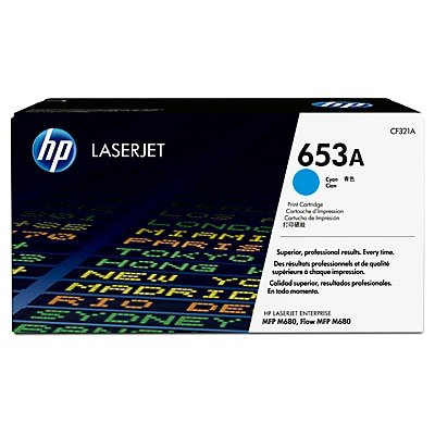 CF321A HP 653A CLJ Cartridge cyan 16.500