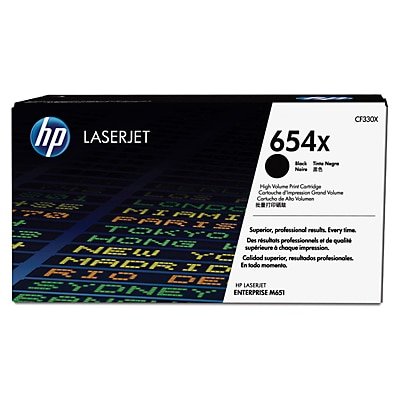 HP 654X (CF330X) schwarz Tonerkartusche