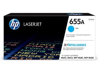 CF451A HP 655A CLJ MFP Cartridge cyan