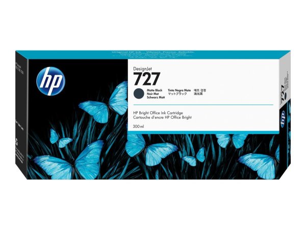 C1Q12A HP 727 DNJ Tinte matt black EHC