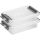 Q-line Aufbewahrungsbox 0,2L transparent metallfarbig